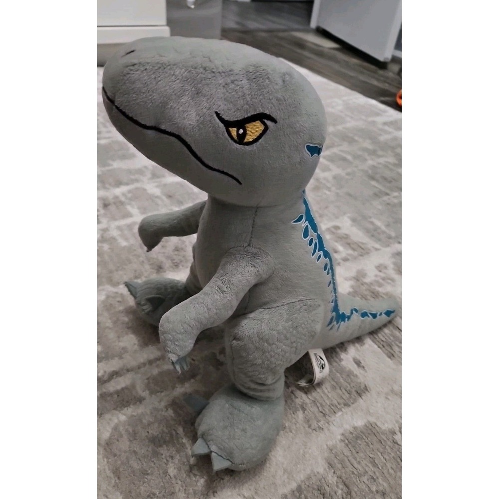 Jurassic World Velociraptor Blue Plush Figure Stuffed Dinosaur